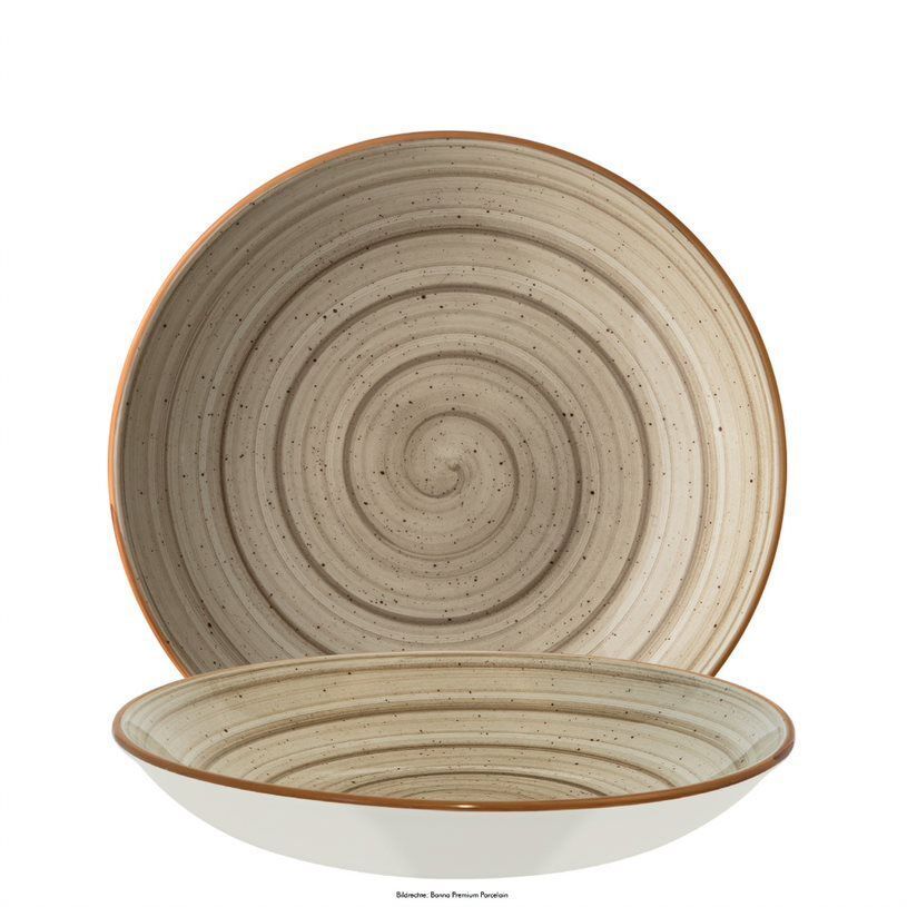 Piatto fondo 25 cm Aura Terrain Bloom - Bonna