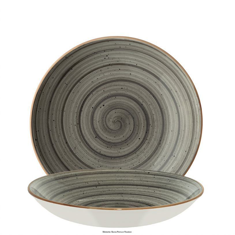 Piatto fondo 25 cm Aura Space Bloom - Bonna