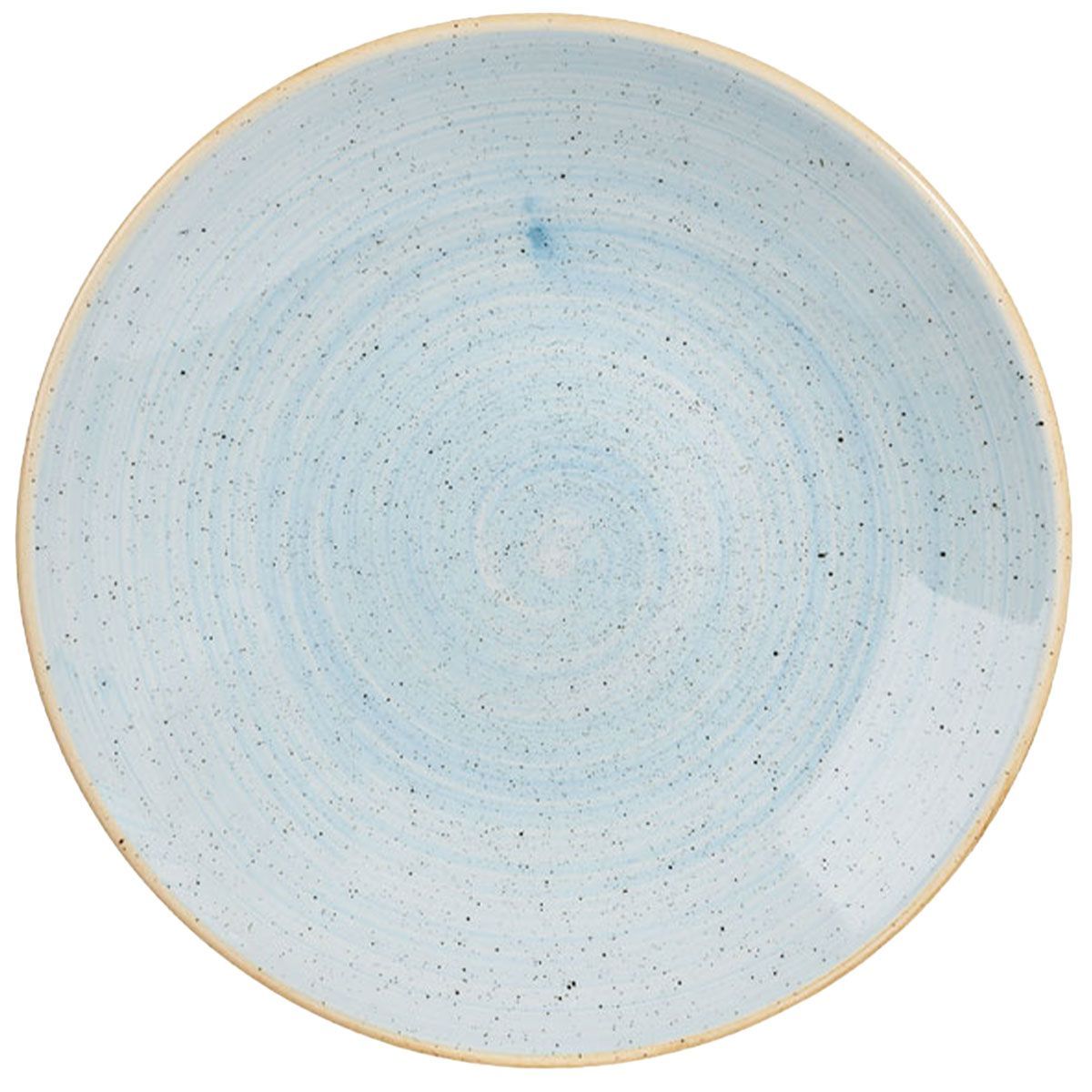 Piatto Fondo Coupe 22,5 Cm Stonecast Duck Egg Blue - Churchill
