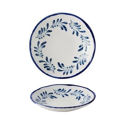 Piatto fondo coupe organic 21 cm Harvest Mediterranean Blue - Dudson