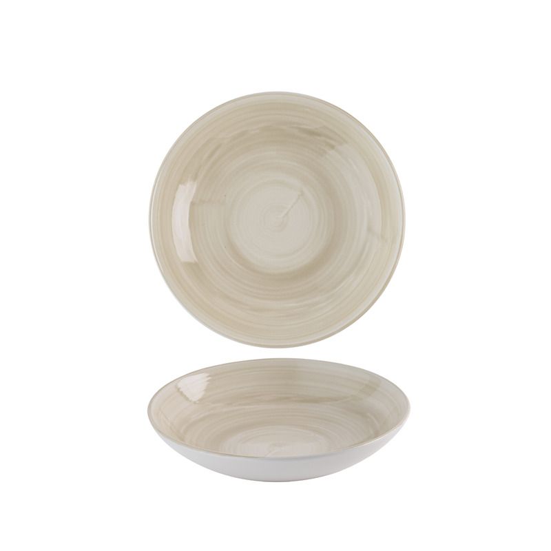 Piatto Fondo 24,8 Cm Stonecast Canvas Natural - Churchill