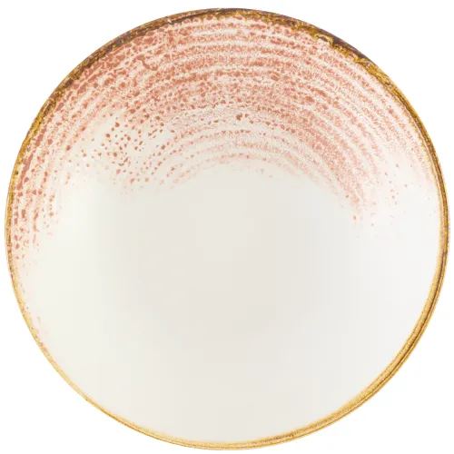 Piatto Fondo 24,8 Cm Studio Prints Homespun Accents Coral - Churchill