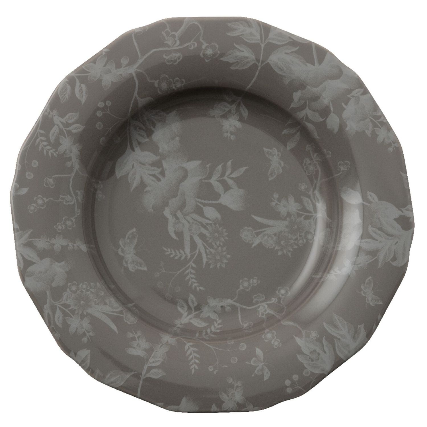 Piatto fondo 24 cm Garden Grigio - Arthur Krupp