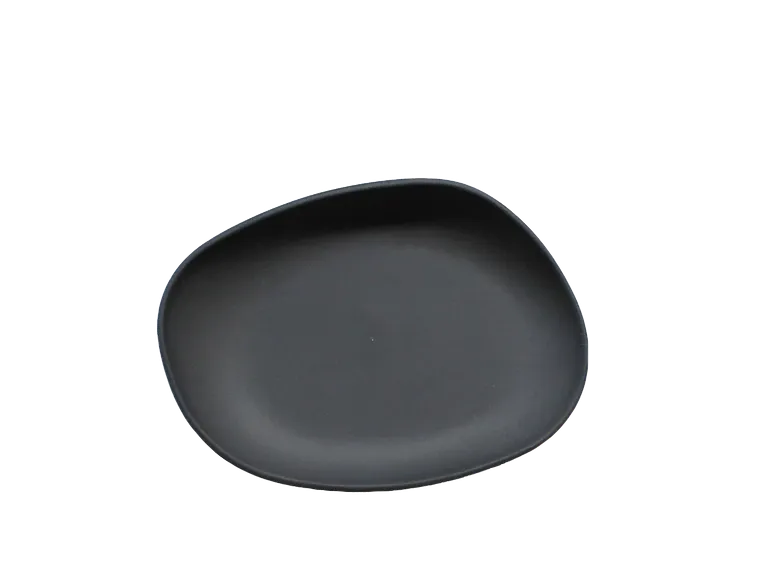 Piatto fondo nero opaco 14 cm Yayoi - Cookplay