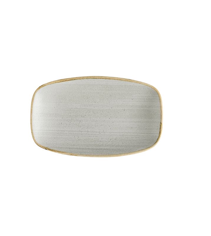 Piatto Oblungo 20 X 12,1 Cm Raw Grey - Churchill