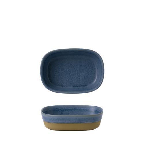 Piatto Fondo 17,3 X 11,9 X 5 Cm Emerge Oslo Blue - Churchill