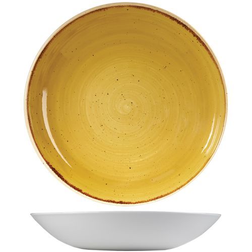 Piatto Fondo 18,2 Cm Stonecast Mustard Seed Yellow - Churchill