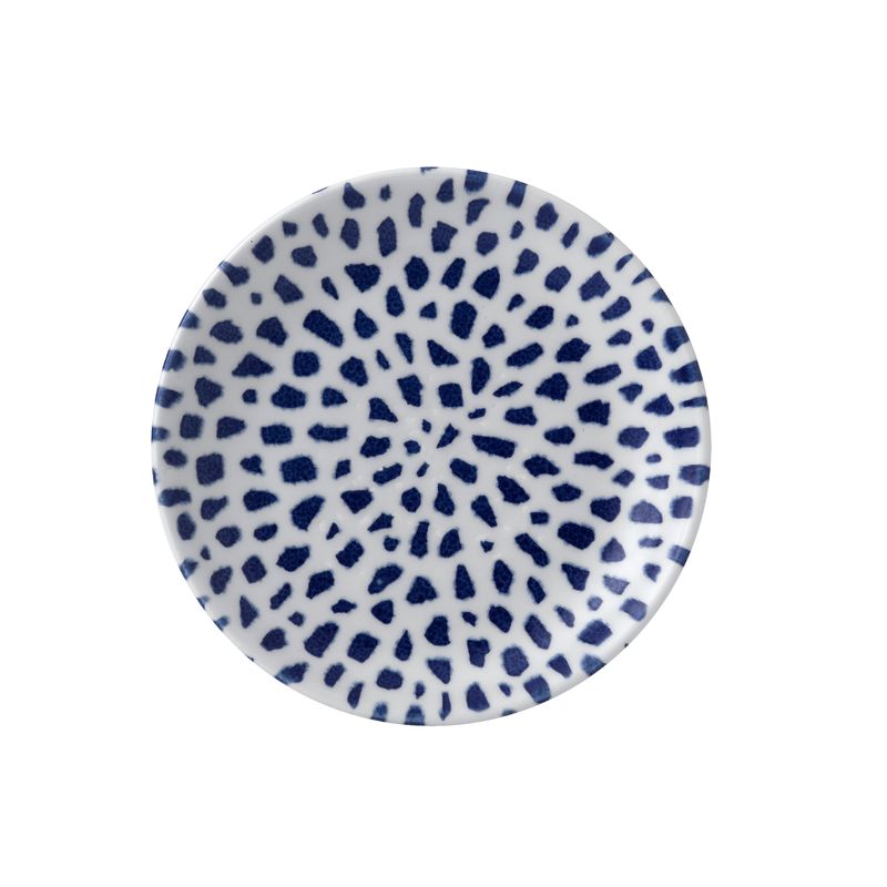 Piatto coupè 21.7 cm - Terrazo Blue Dudson