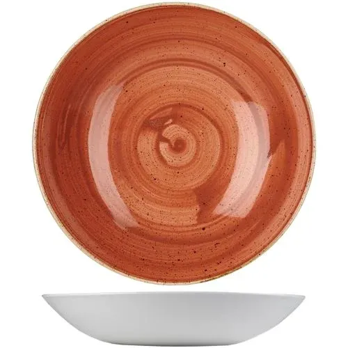 Piatto Fondo 18,2 Cm Cl Stonecast Spiced Orange - Churchill