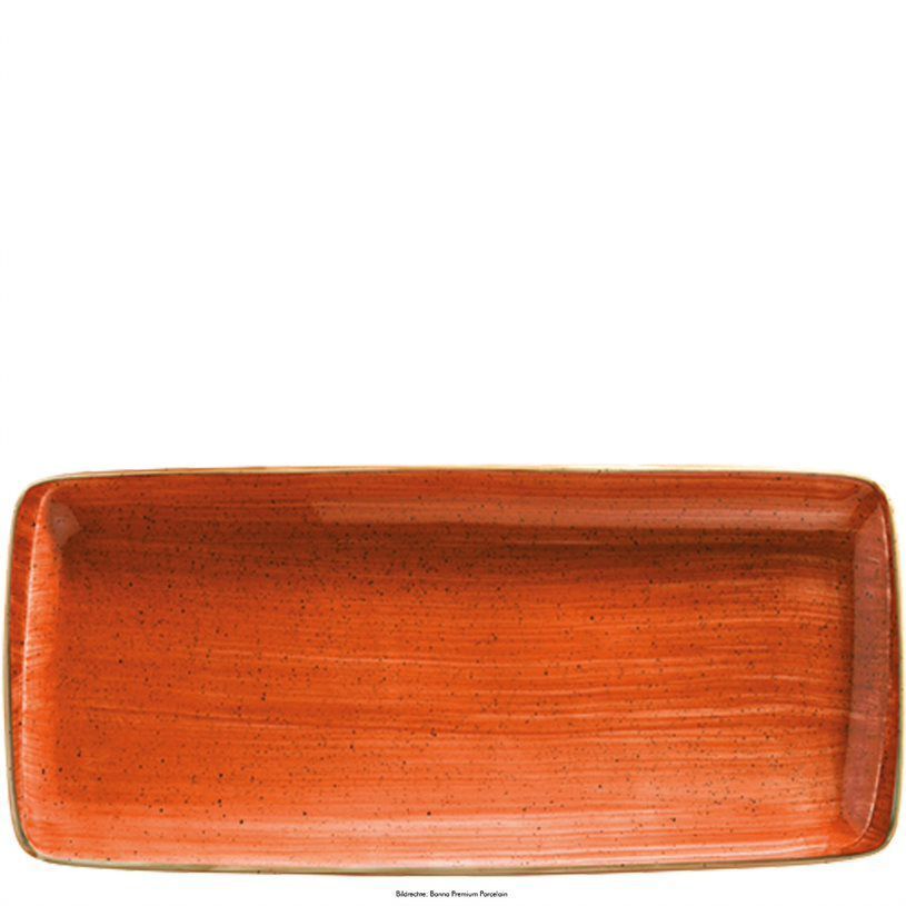 Piatto 34x16 cm Aura Terracotta Moove - Bonna