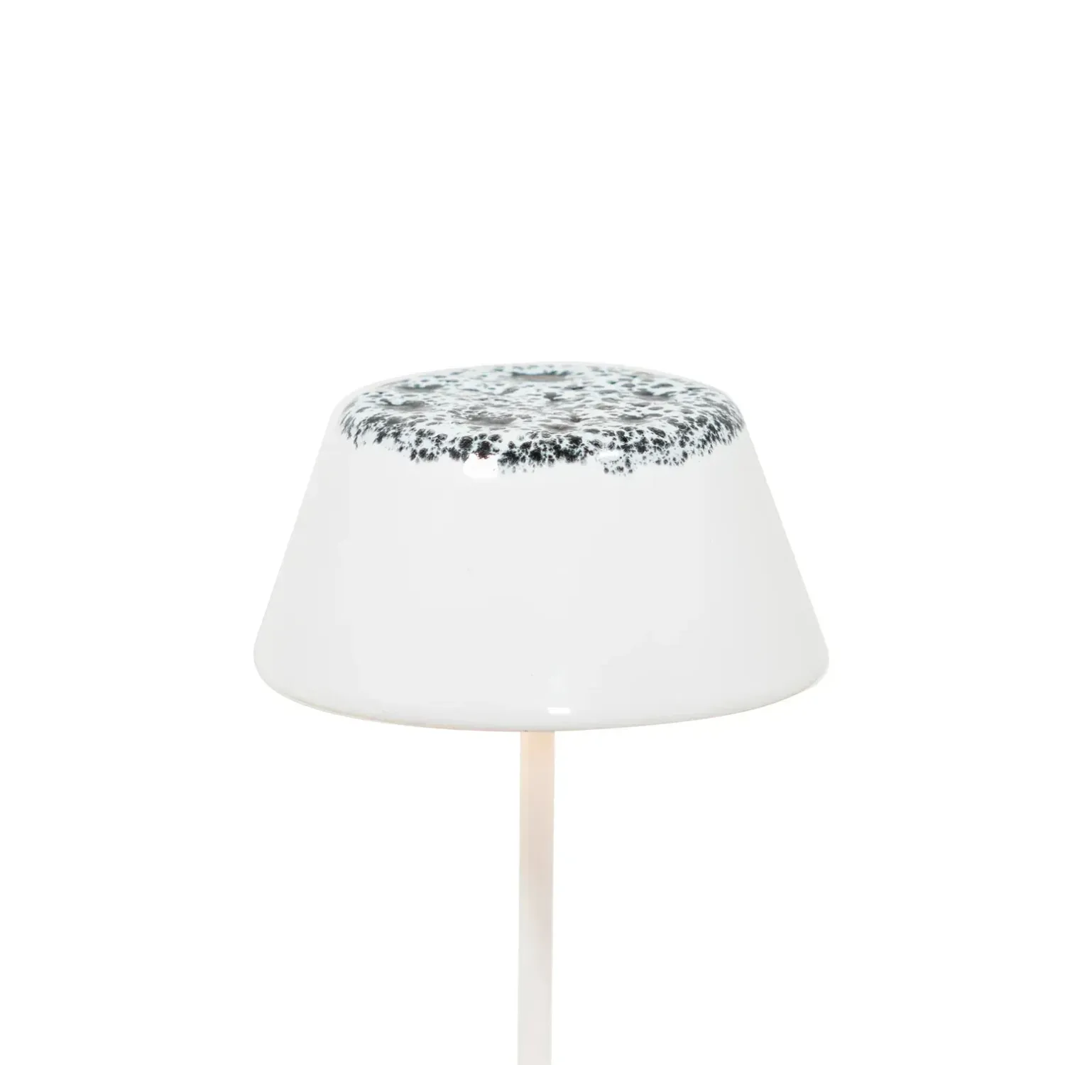 Paralume Swap Mini in ceramica 8,5 x 4 cm Bianco/Nero - Zafferano