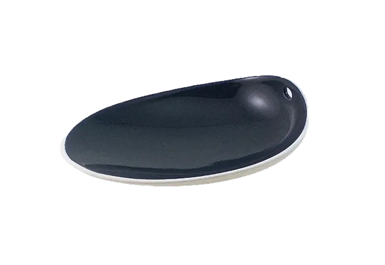 Piattino Nero 14 X 11 cm Jomon - Cookplay