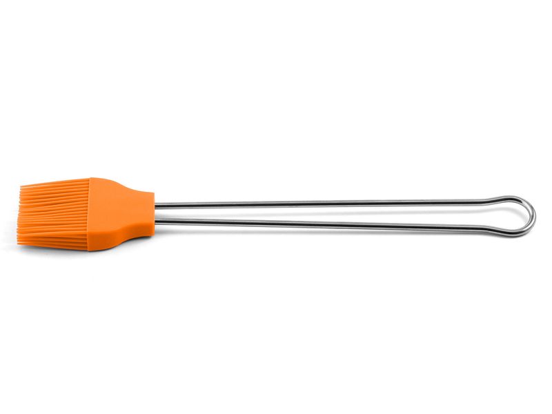 ​Pennello per cuocere/grill largo arancione 25 cm - Weis