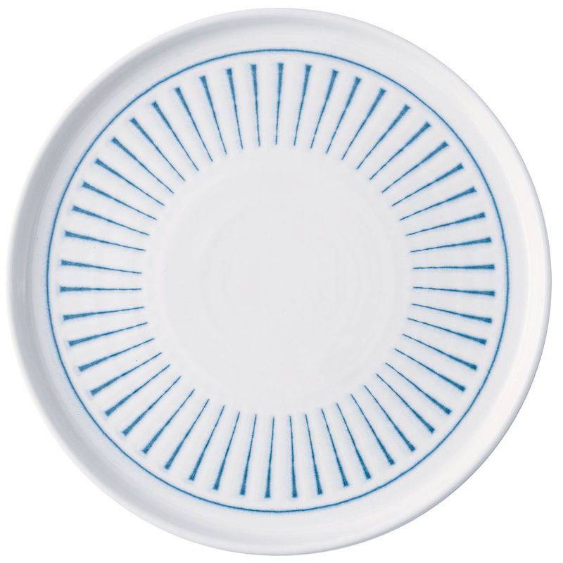 Piatto Bordo Verticale 21 Cm Inked Collection Era Blue - Churchill