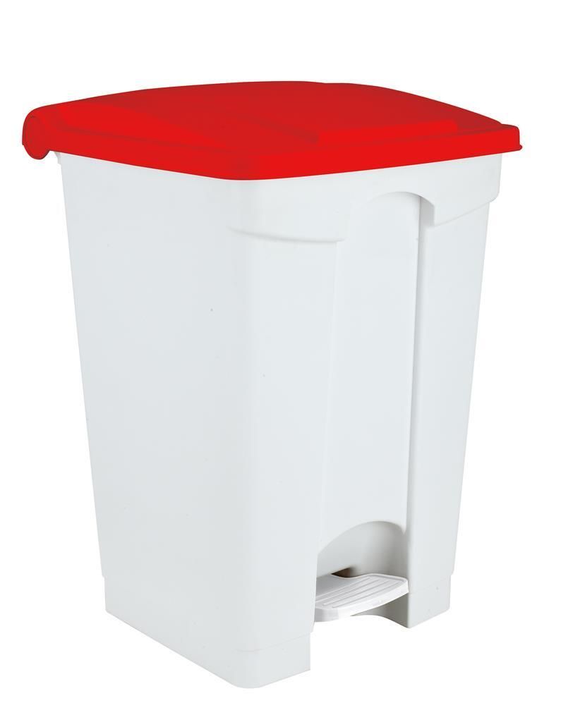 Pattumiera a Pedale Con Coperchio 45 lt Rosso Contitop - Medial