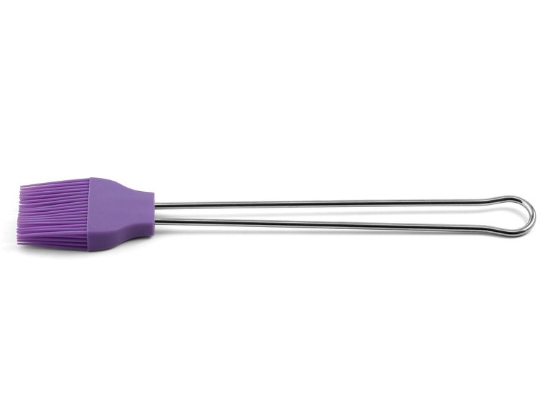 ​Pennello per cuocere/grill largo viola 25 cm - Weis