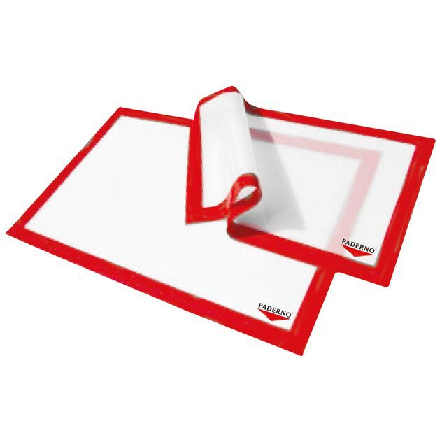 Paderno - Tappeto silicone rosso 53 x 32,5 cm
