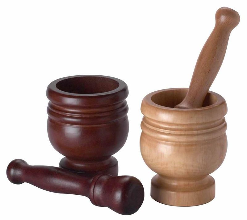 Mortaio Medio 11 cm Noce - Caper