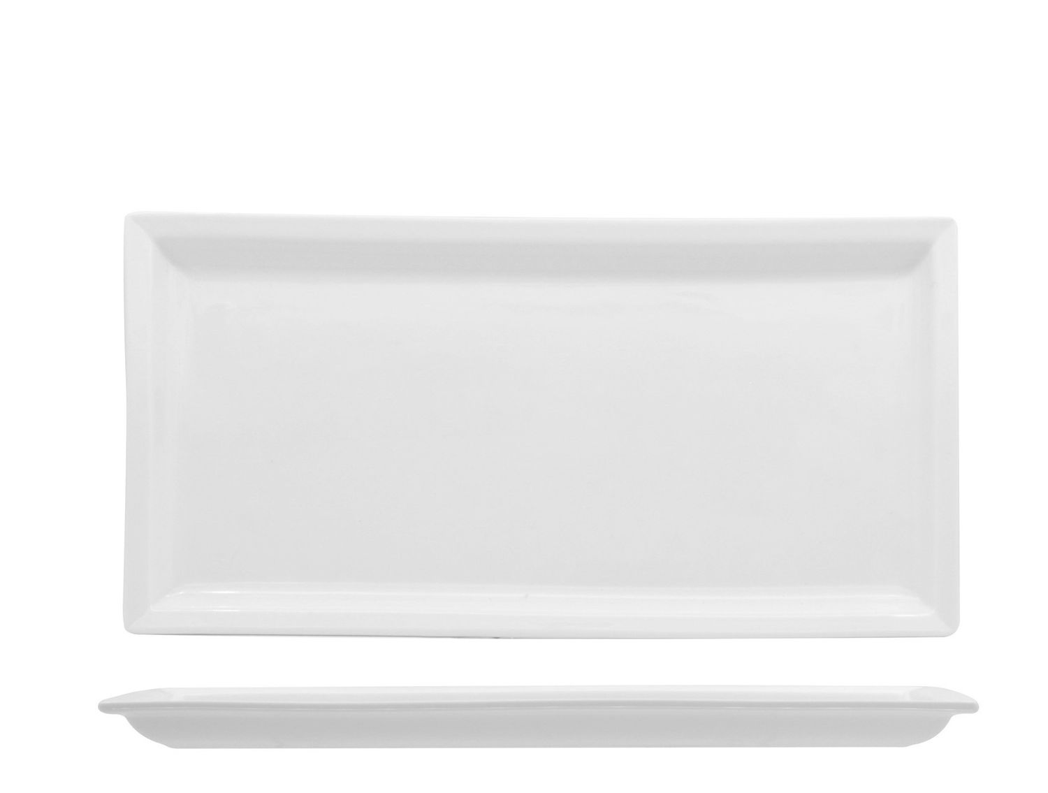 Lioness - Piatto rettangolare 36 x 18 cm Justwhite