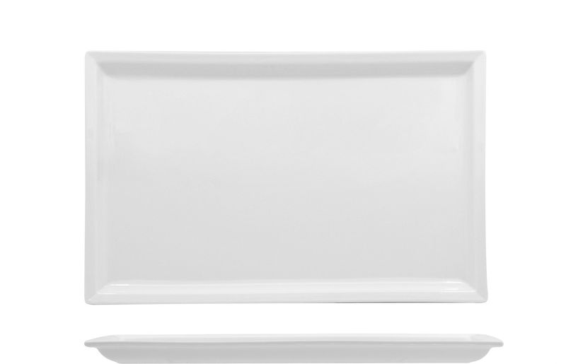 Lioness - Piatto rettangolare 36 x 22 cm Justwhite