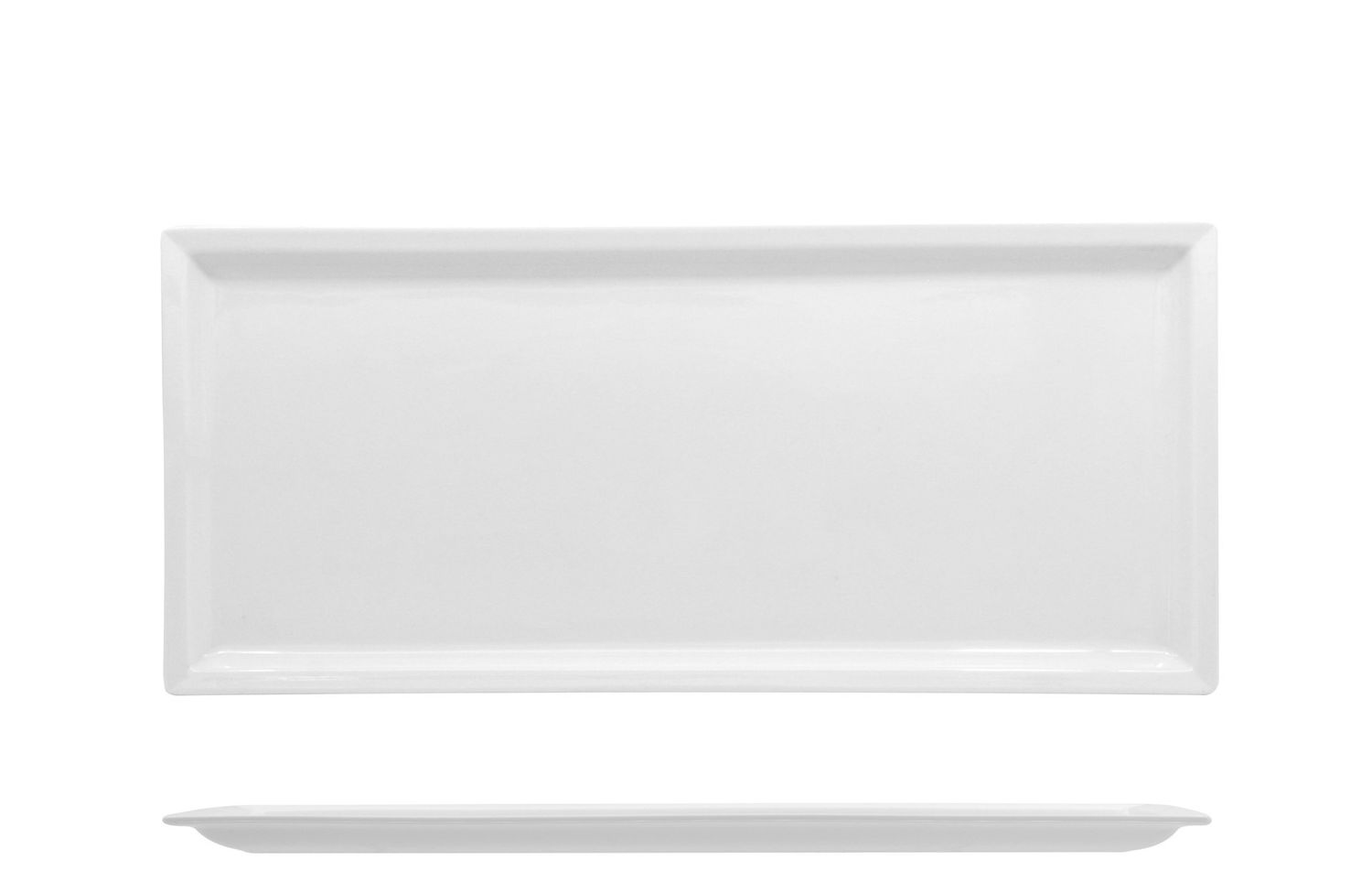 Lioness - Piatto rettangolare 45 x 20 cm Justwhite