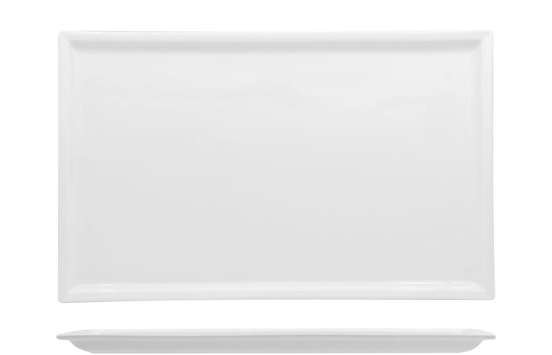 Lioness - Piatto rettangolare 45 x 28 cm Justwhite