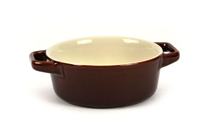 Lioness - Pirofila ovale bicolore 15,5 x 12 cm Justcolor