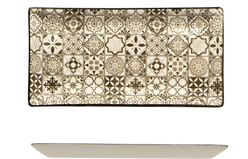 Lioness - Piatto rettangolare 23,7 x 12 cm Sintra Nut