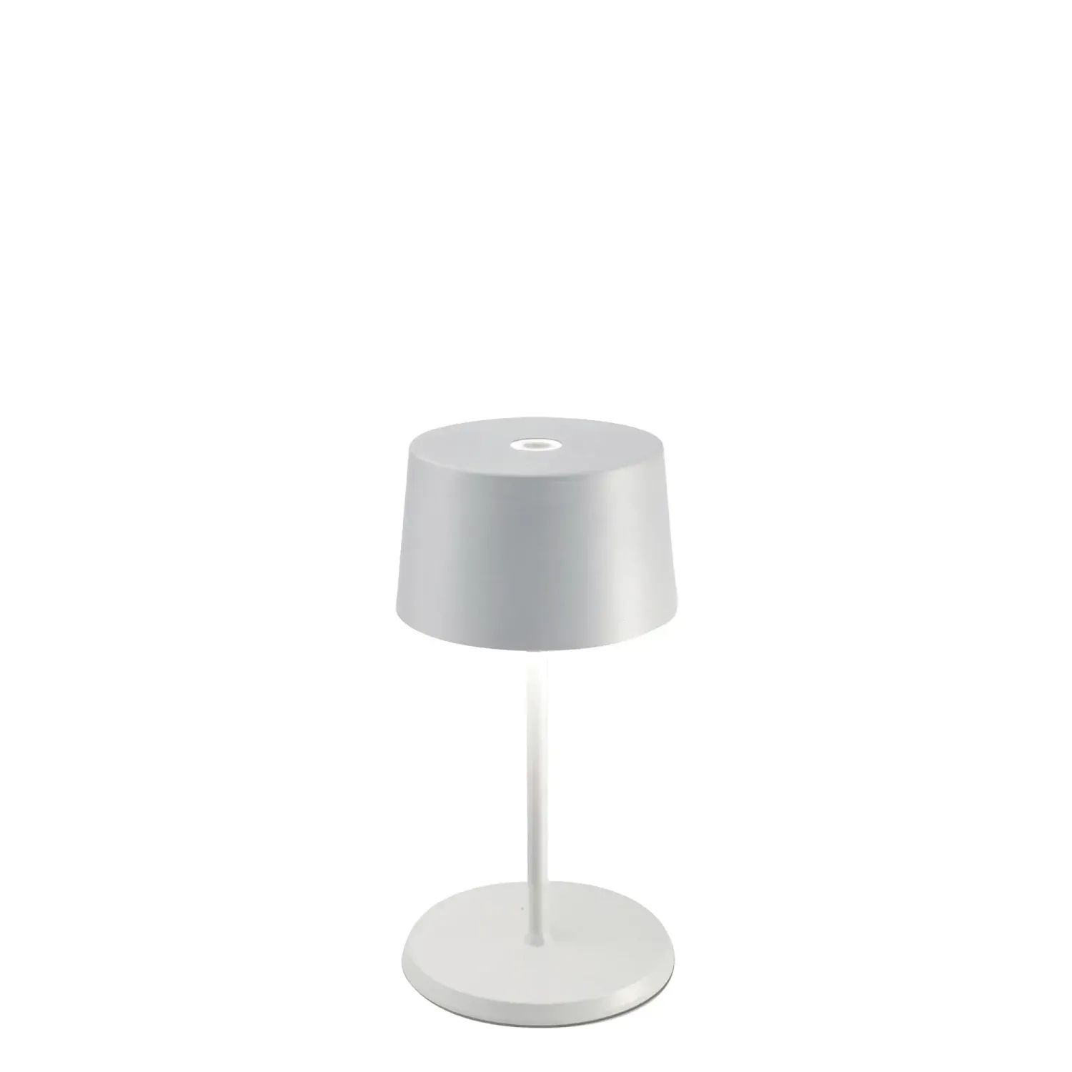 Lampada da tavolo 22 x 11 cm Olivia Mini Bianco - Zafferano