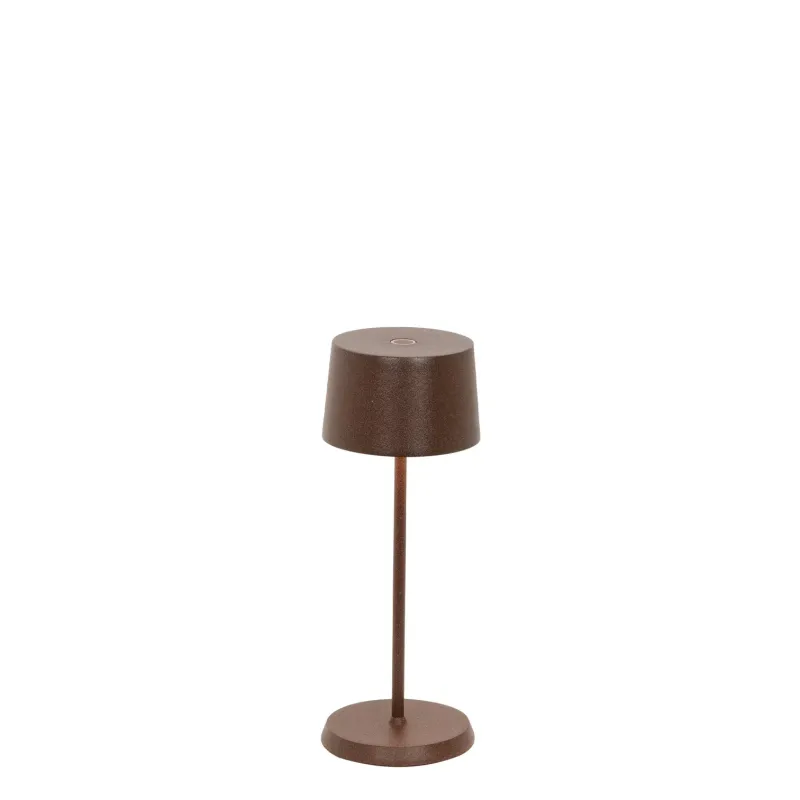 Lampada da tavolo 20 x 7,5 cm Olivia Micro Corten - Zafferano