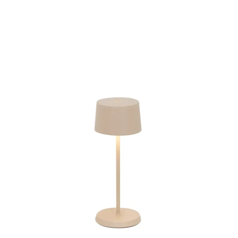 Lampada da tavolo 20 x 7,5 cm Olivia Micro Sabbia - Zafferano