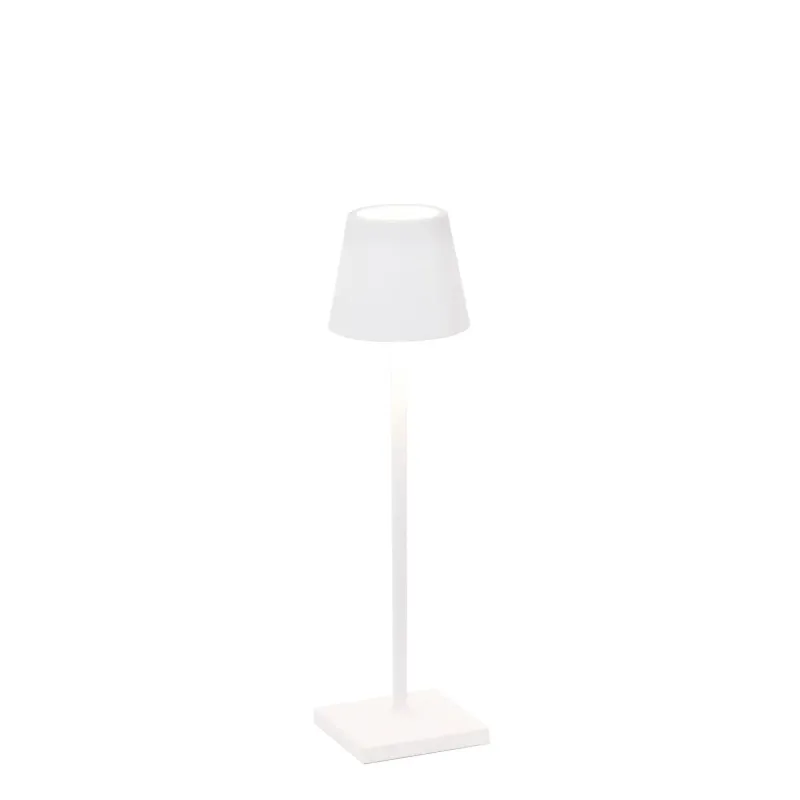 Lampada da tavolo 27,5 x 7 cm Poldina Micro Bianco - Zafferano
