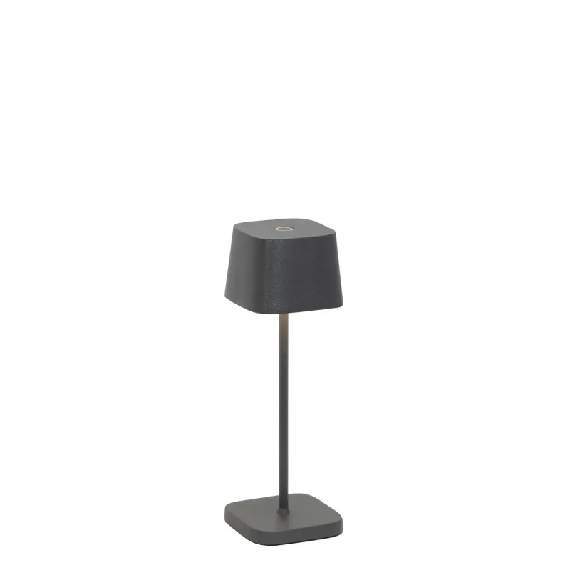 Lampada da tavolo 20 x 6,7 cm Ofelia Micro Grigio Scuro - Zafferano