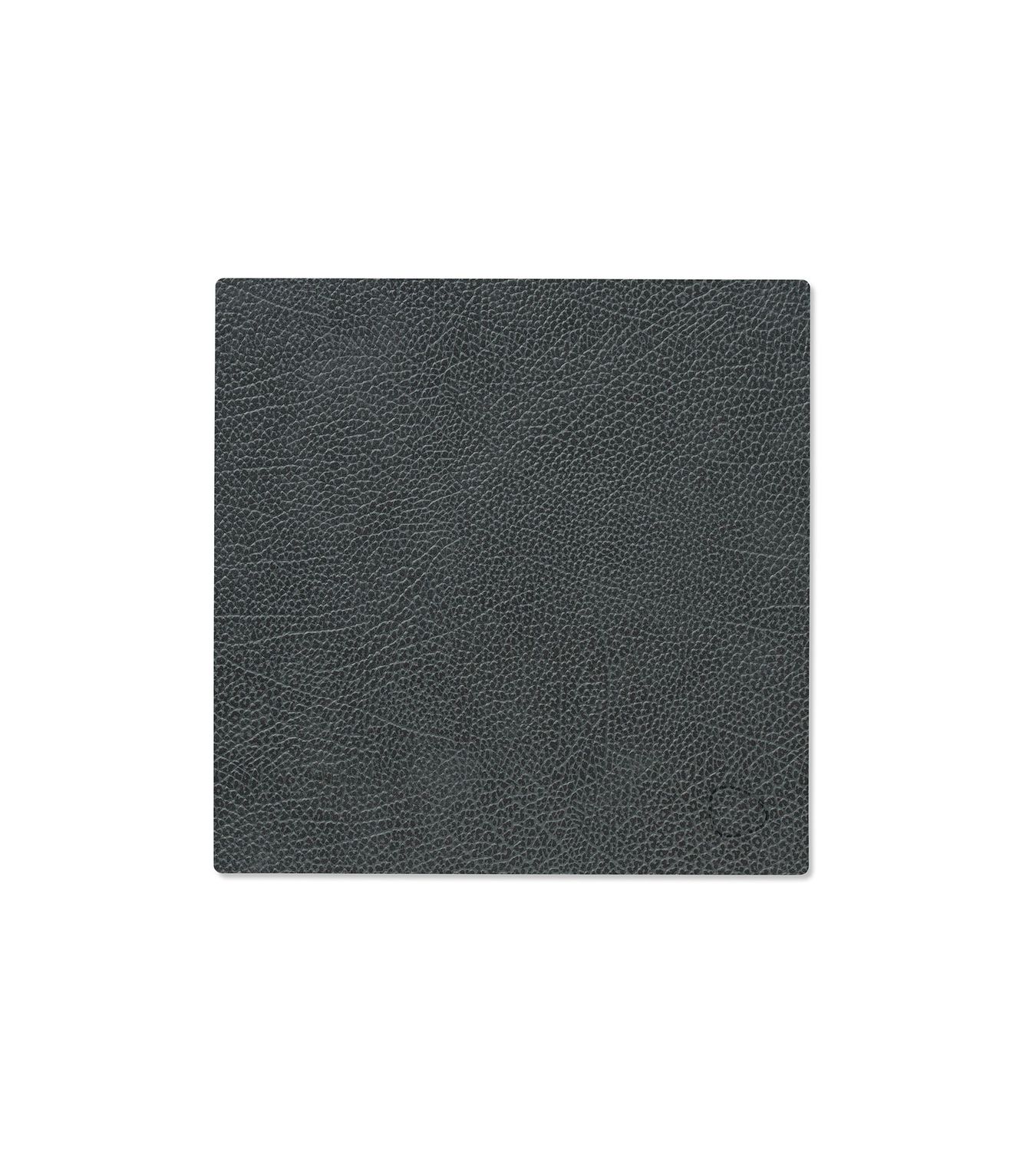 Lind DNA - Tovaglietta Hippo Square black anthracite 28x28 cm