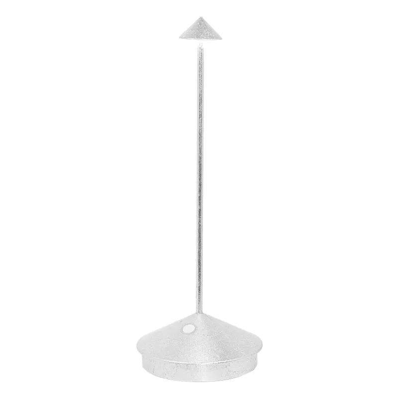 Lampada da tavolo 29 x 10,5 cm Pina Foglia Argento - Zafferano