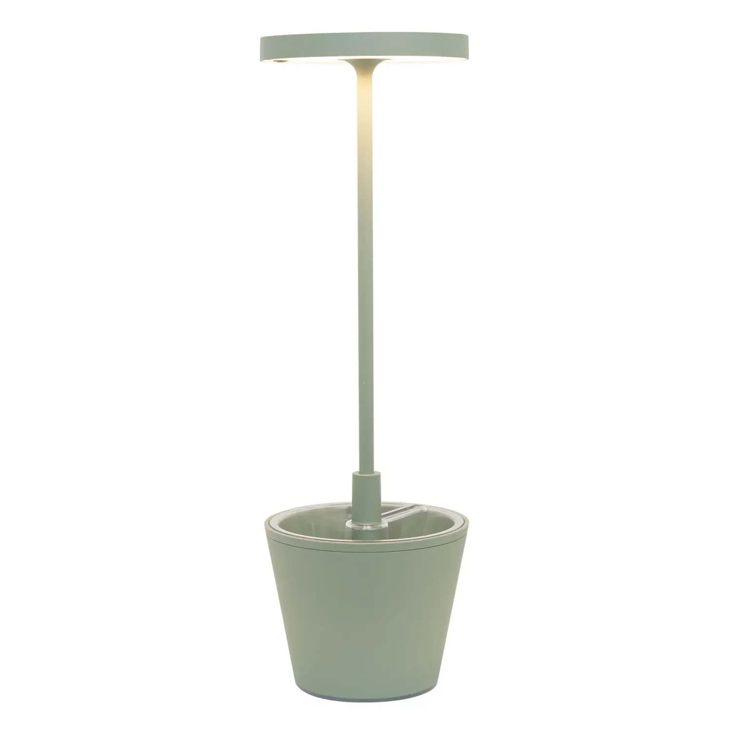 Lampada da tavolo 35 x 11 cm Poldina Reverso Salvia - Zafferano