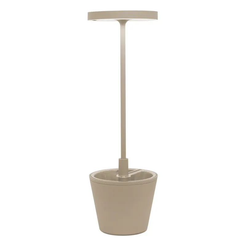 Lampada da tavolo 35 x 11 cm Poldina Reverso Sabbia - Zafferano