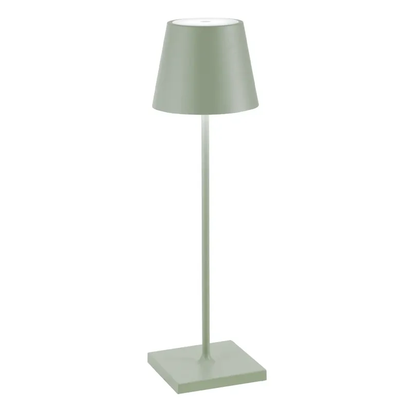 Lampada da tavolo 38 x 11 cm Poldina Salvia - Zafferano