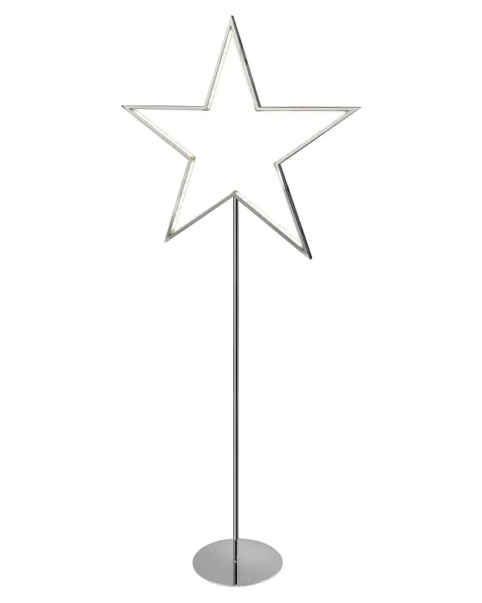 Lampada da terra Lucy Led Cromato 100 cm - Sompex