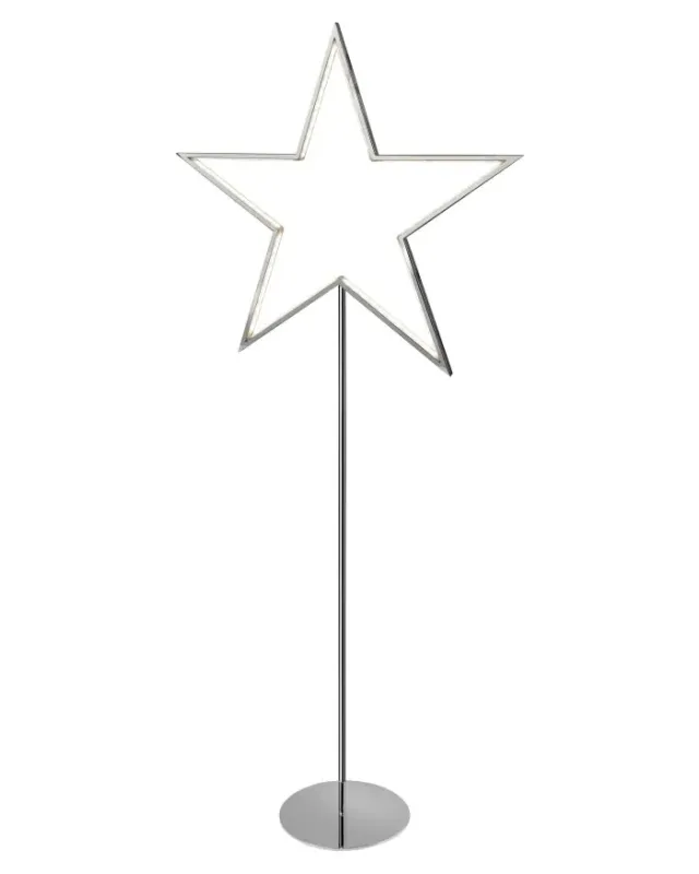 Lampada da terra Lucy Led Cromato 100 cm - Sompex