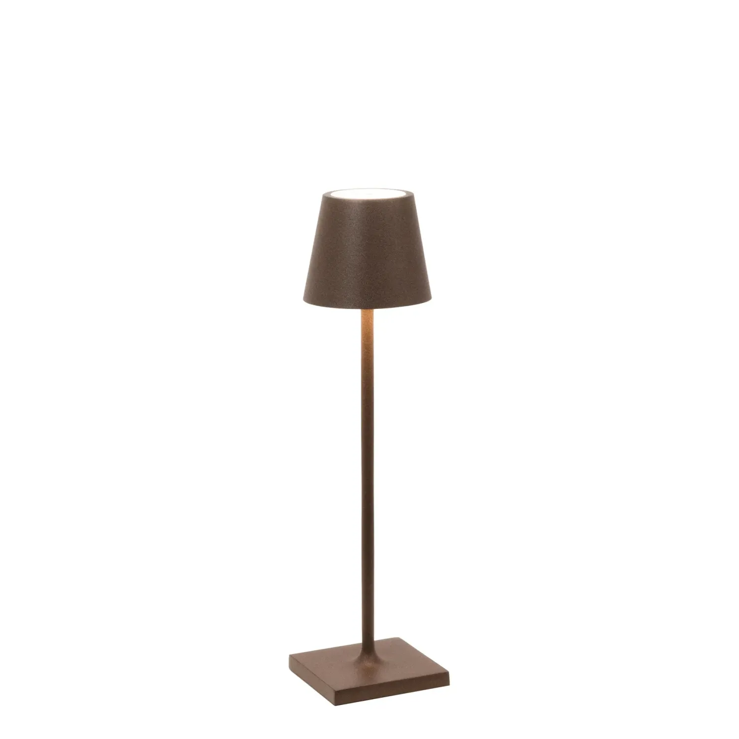 Lampada da tavolo 27,5 x 7 cm Poldina Micro Corten - Zafferano