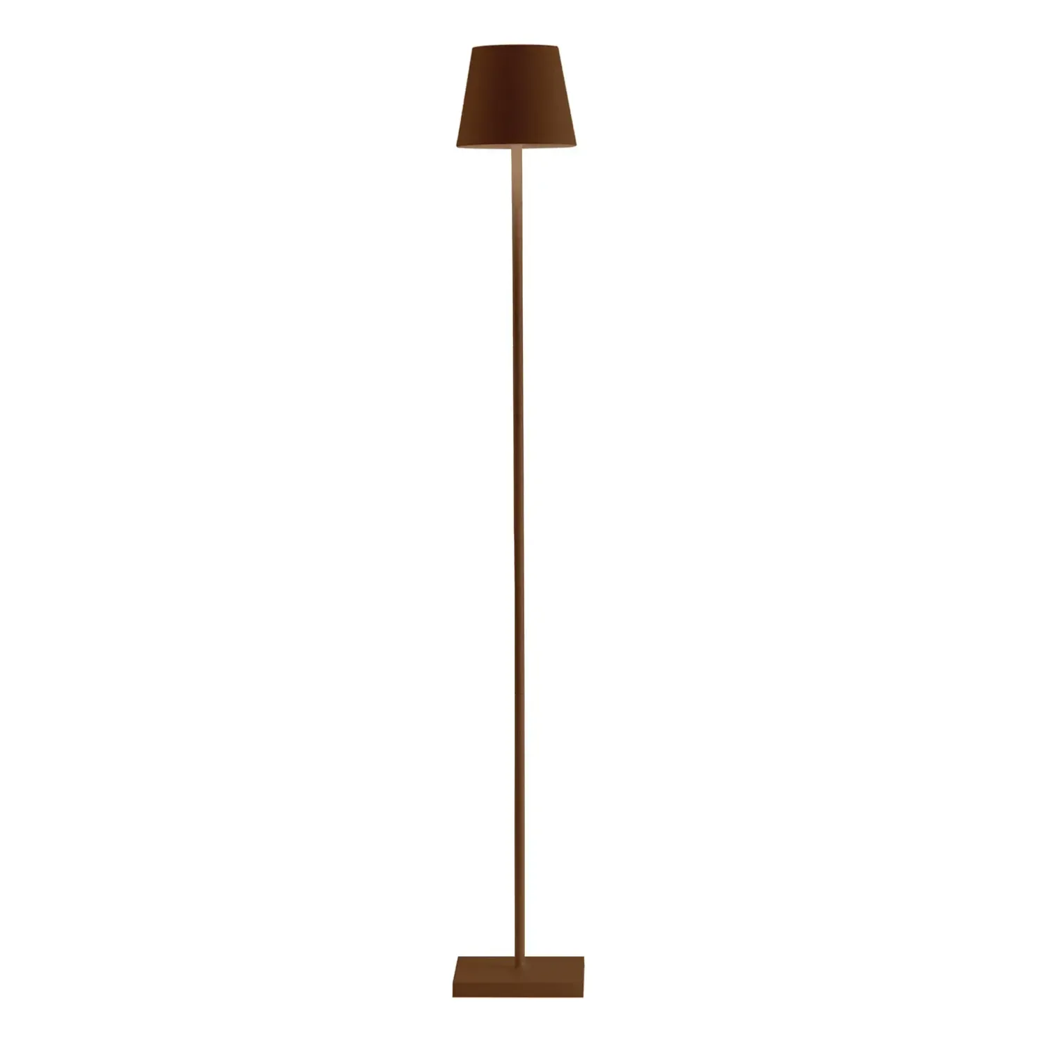 Lampada da terra 122 x 17 cm Poldina L Corten - Zafferano