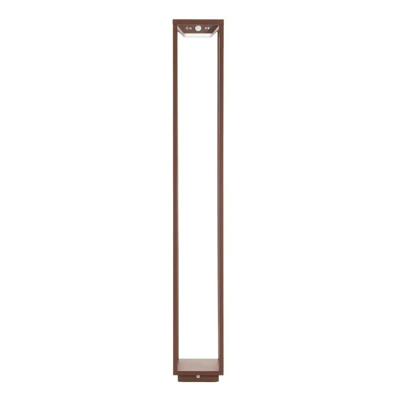 Lampada da terra 100 x 14 cm Home Solar Corten - Zafferano