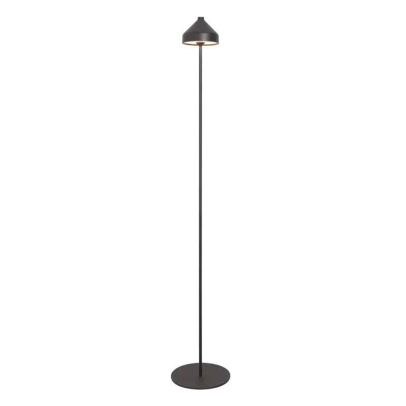 Lampada da terra 120 x 20 cm Amelie Nero - Zafferano