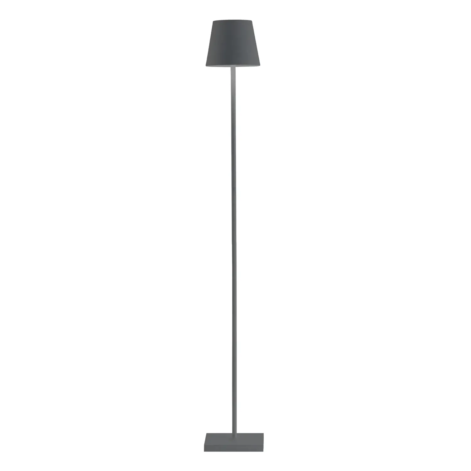 Lampada da terra 122 x 17 cm Poldina L Grigio Scuro - Zafferano