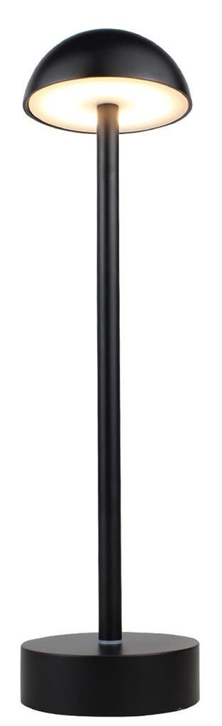 Lampada led cordless 36 cm Lario Slim Nero - Horecatech