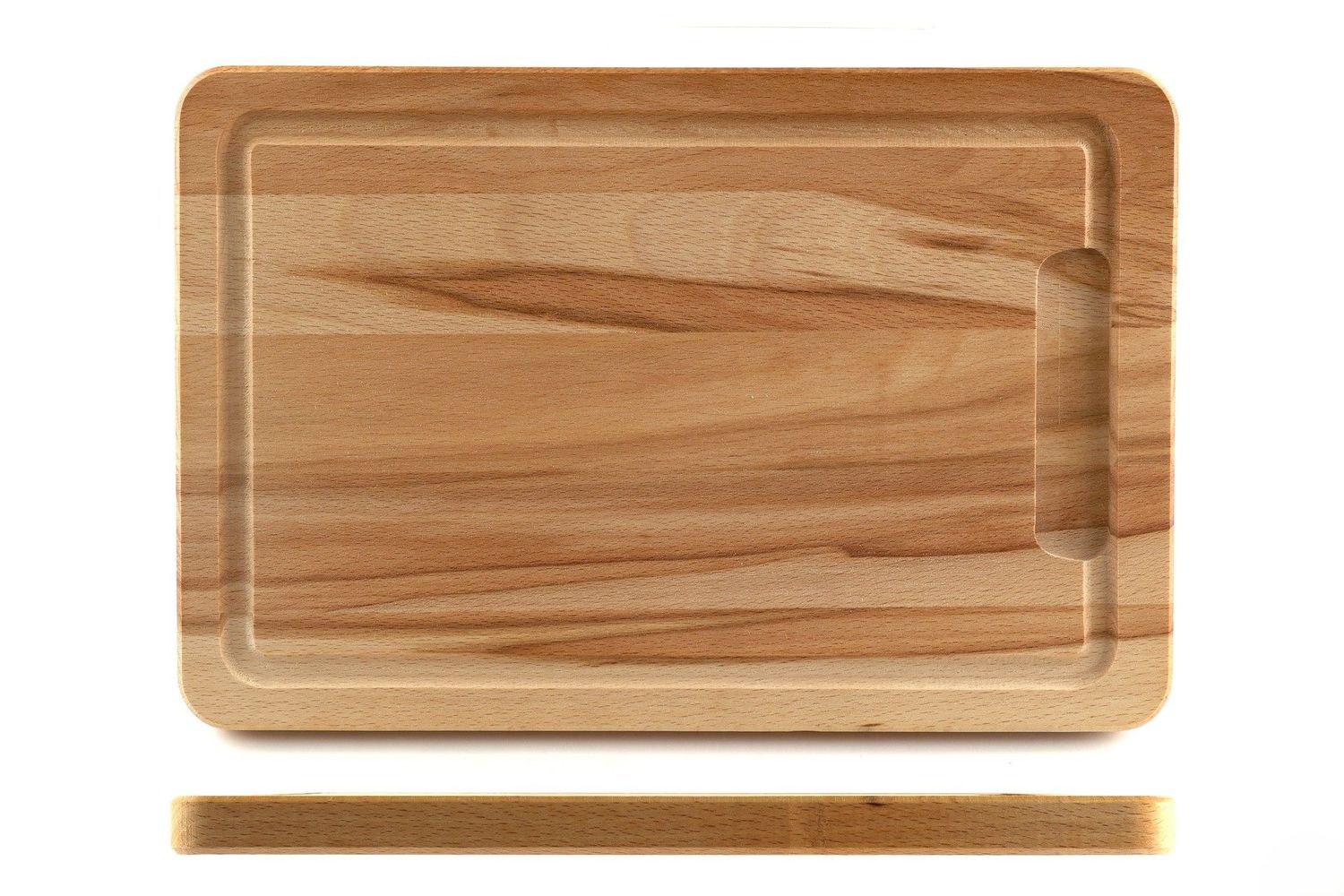 Kesper - Tagliere rettangolare con scanalatura 32 x 21 cm