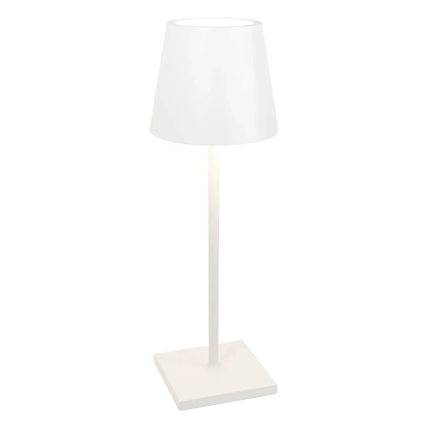 Lampada da tavolo 16,5 x 14 cm Poldina L desk Bianco - Zafferano