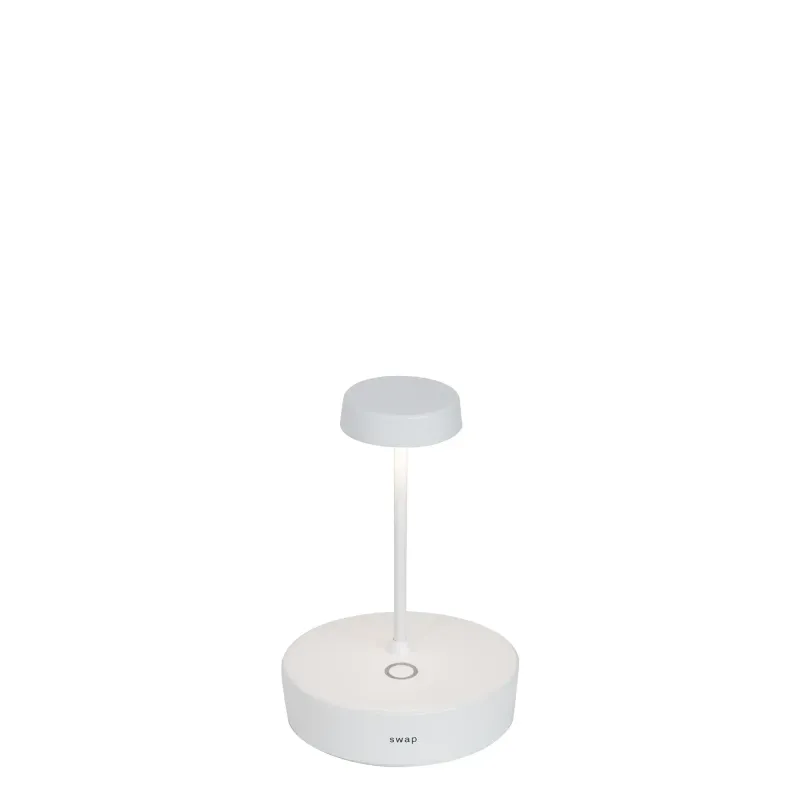 Lampada da tavolo 14,8 x 10 cm Swap Mini Bianco - Zafferano