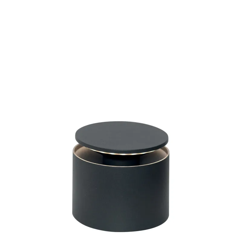 Lampada da tavolo 12 x 8,3 cm Push-up Grigio Scuro - Zafferano